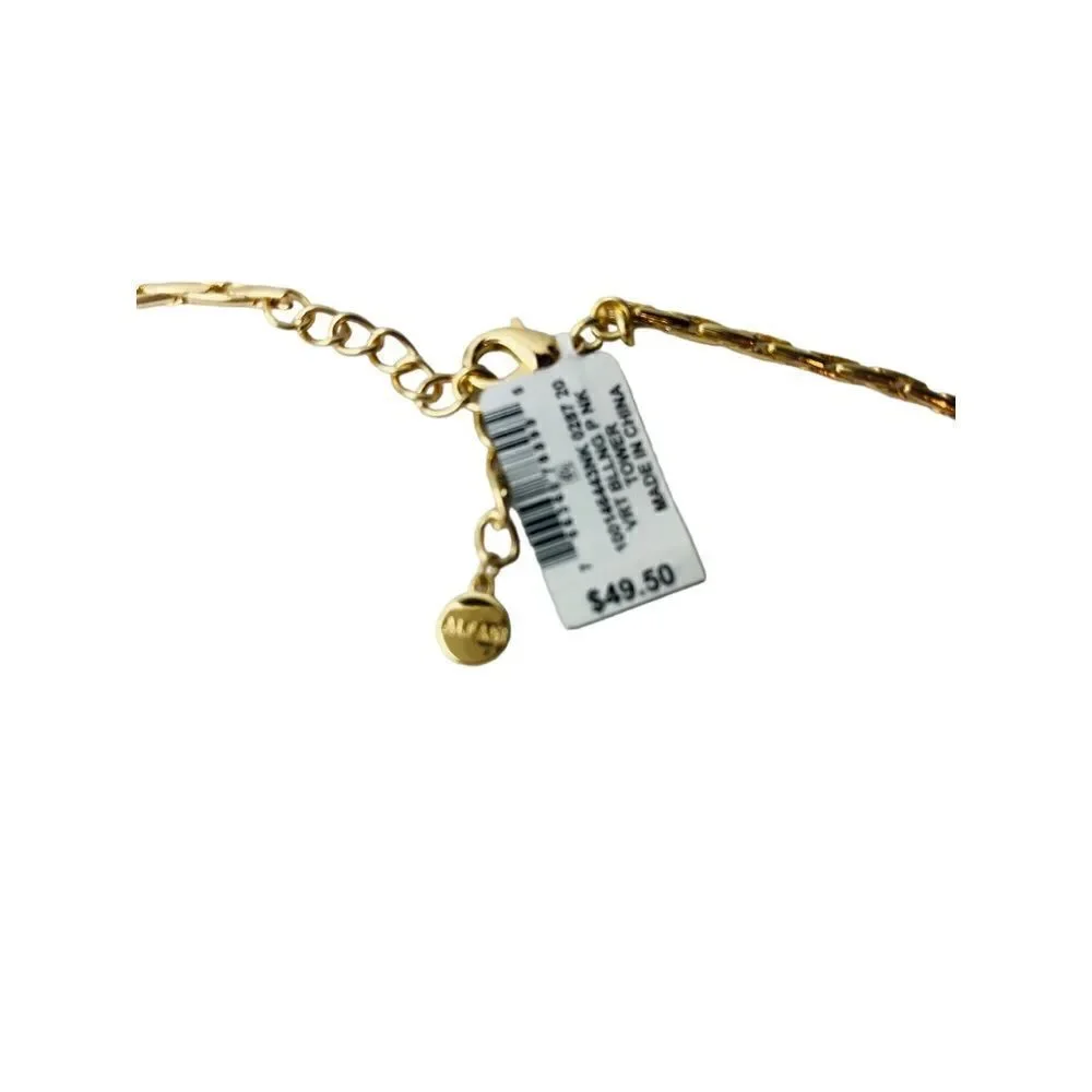 NWT ALFANI Gold-Tone Color Geometric Long Pendant Necklace, 28